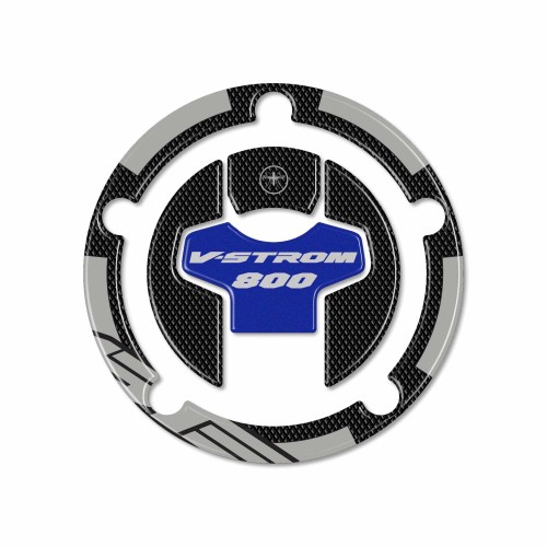 Tank cap protector motorbike 3D sticker compatible with Suzuki V-Strom 800SE 2