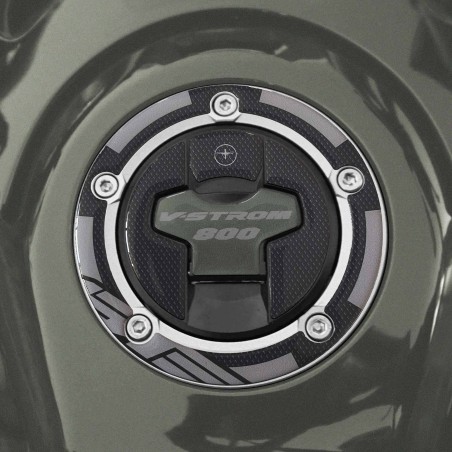 Tank cap protector motorbike 3D sticker compatible with Suzuki V-Strom 800SE