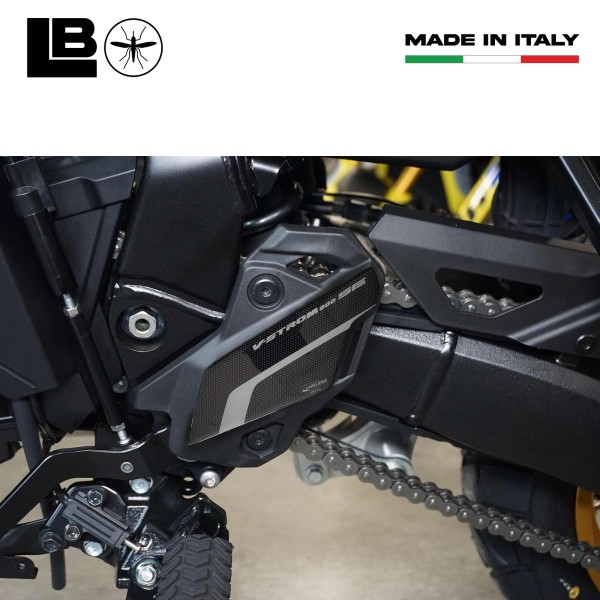 Protections de talon adhésives 3D pour motos compatibles avec Suzuki V-Strom 800SE