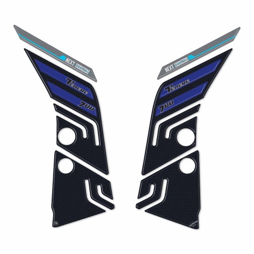                                             Πλευρικά προστατευτικά δεξαμενής 3D αυτοκόλλητα συμβατά με Yamaha Tenere 700 2023
                                          