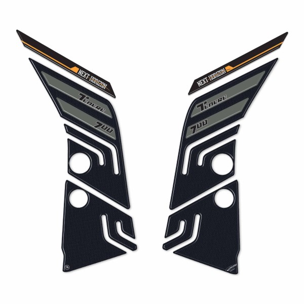 Tank Side Protectors 3D Stickers compatible with Yamaha Tenere 700 2023