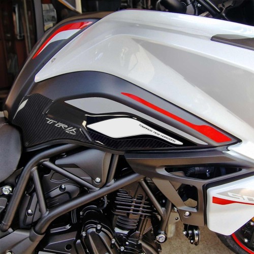 Protectores laterales de depósito 3D pegatinas moto compatible con Benelli TRK 702