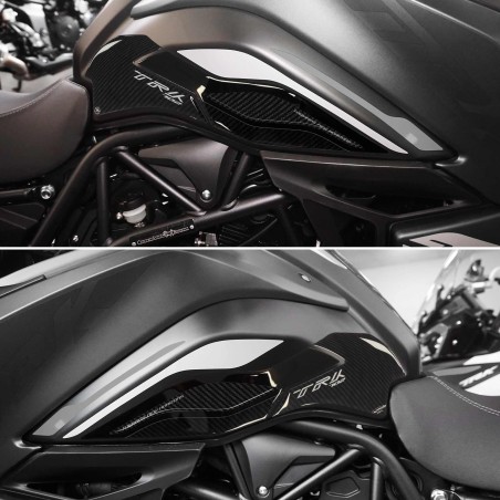 Tank Seitenschutz 3D Motorrad Aufkleber kompatibel mit Benelli TRK 702