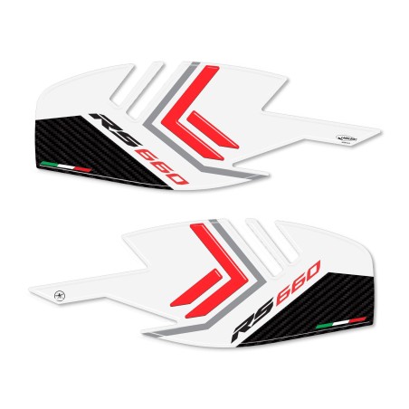 Protectores laterales de depósito compatibles con Aprilia RS 660 Extrema 2023-25