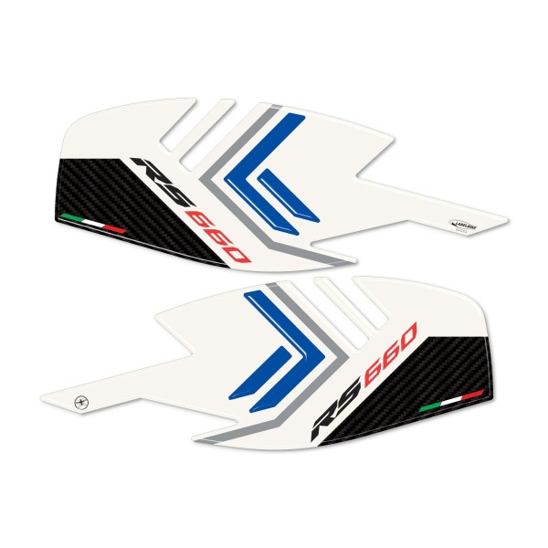 Protectores laterales de depósito compatibles con Aprilia RS 660 Limited Edition