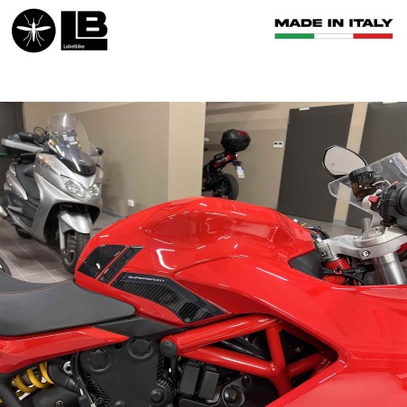 Protections latérales de réservoir compatibles avec Ducati Supersport 950 2021-2024