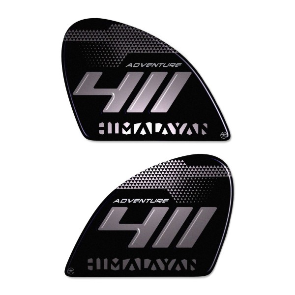 Motorbike side tank protectors compatible with Royal Enfield Himalayan 411