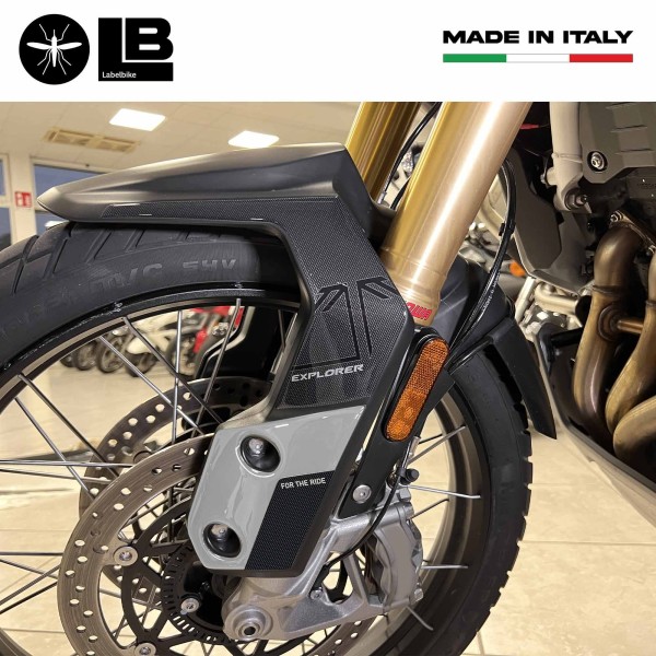 Protectores de tija 3D compatibles con Triumph Tiger 1200 Rally Explorer 2023-5