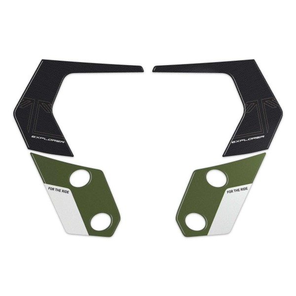 Protections de tige de selle 3D compatibles avec Triumph Tiger 1200 Rally Explorer 2023-5