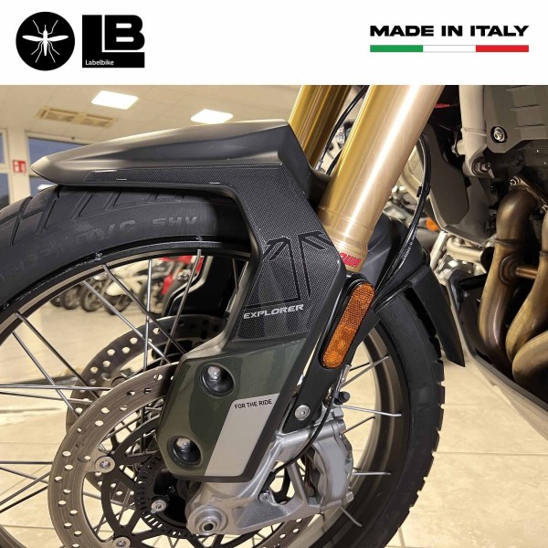 Protectores de tija 3D compatibles con Triumph Tiger 1200 Rally Explorer 2023-5