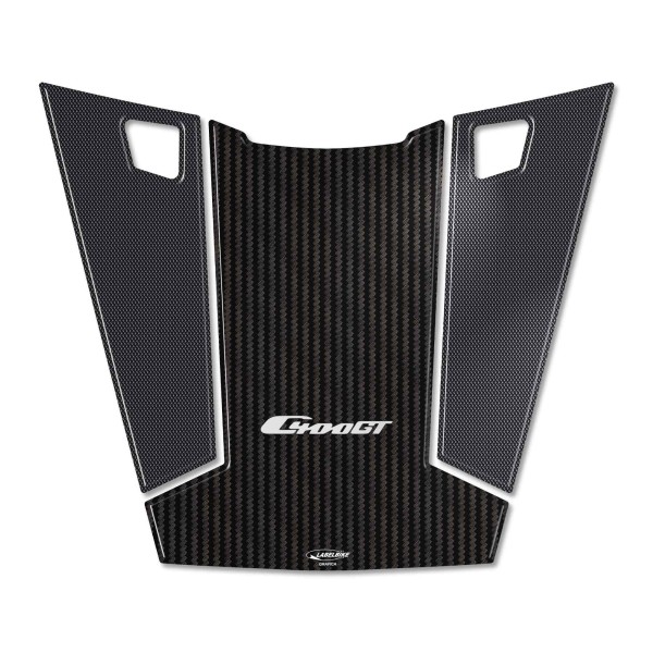 Central protection above footrest 3D resin stickers compatible with BMW C400GT