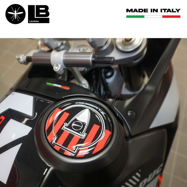 Protection de bouchon de réservoir moto autocollant 3D compatible avec Ducati DesertX 2023-5