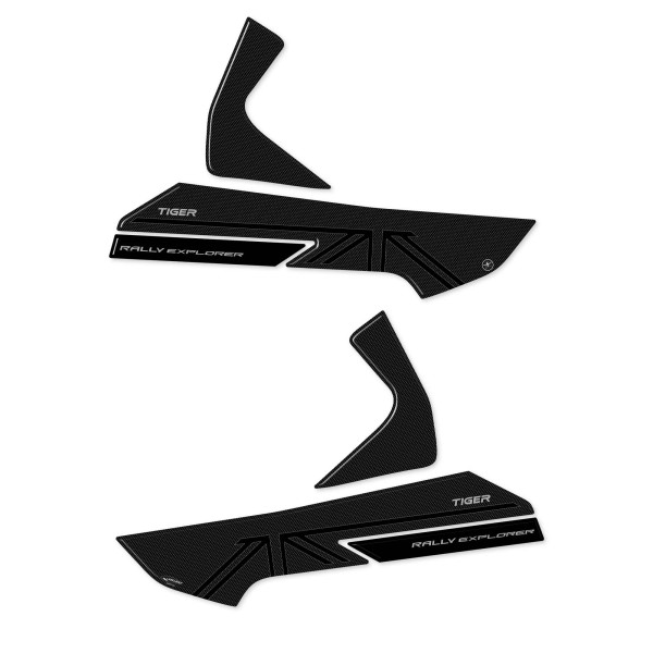 Protections latérales 3D compatibles avec Triumph Tiger 1200 Rally Explorer 2023-25