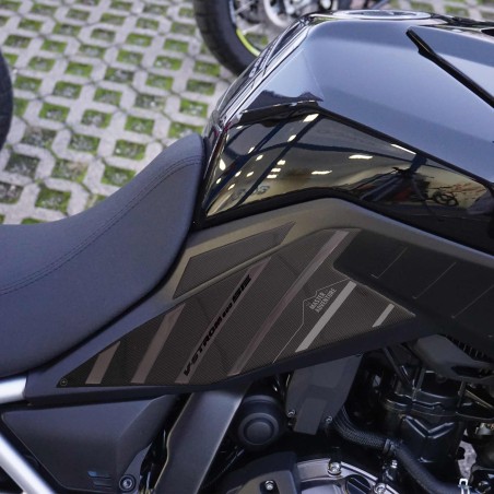 Protectores de asiento de moto Pegatinas 3D compatibles con Suzuki V-Strom 800SE