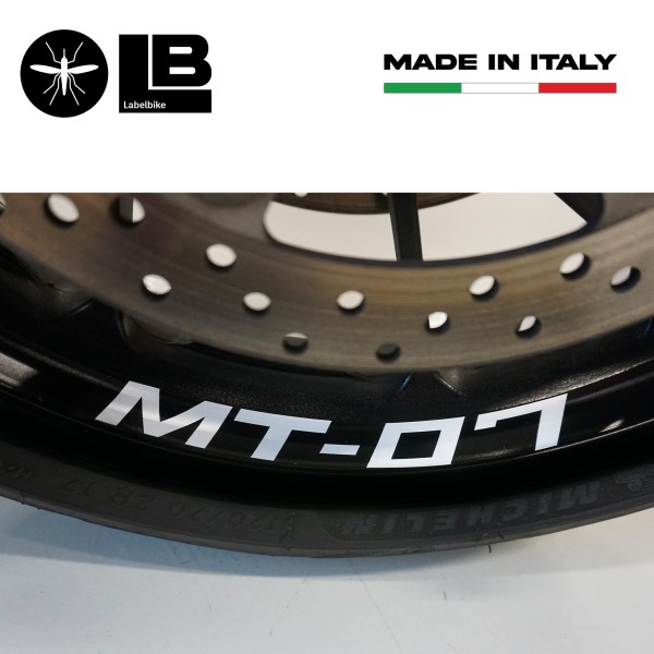 Pegatinas Adhesivas para Interior de Llantas de Motocicletas compatibles con Yamaha MT-07