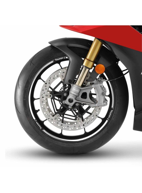 Strisce adesive compatibili per moto Triumph adesivi cerchi 17 stickers tuning