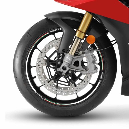 Tiras adhesivas compatibles con los adhesivos para llantas de motos Triumph 17 adhesivos tuning