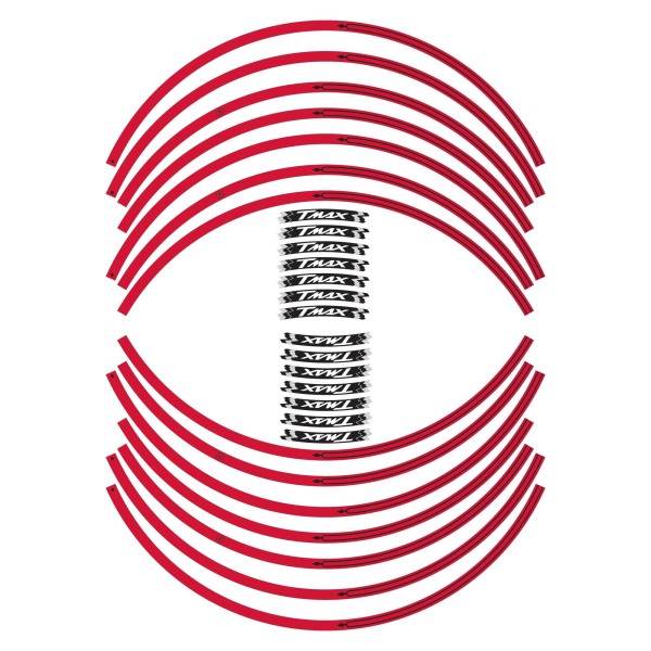 ADHESIVE RIMS STRIPES compatible YAMAHA 500-530-560 scooter TMAX 2008-2025