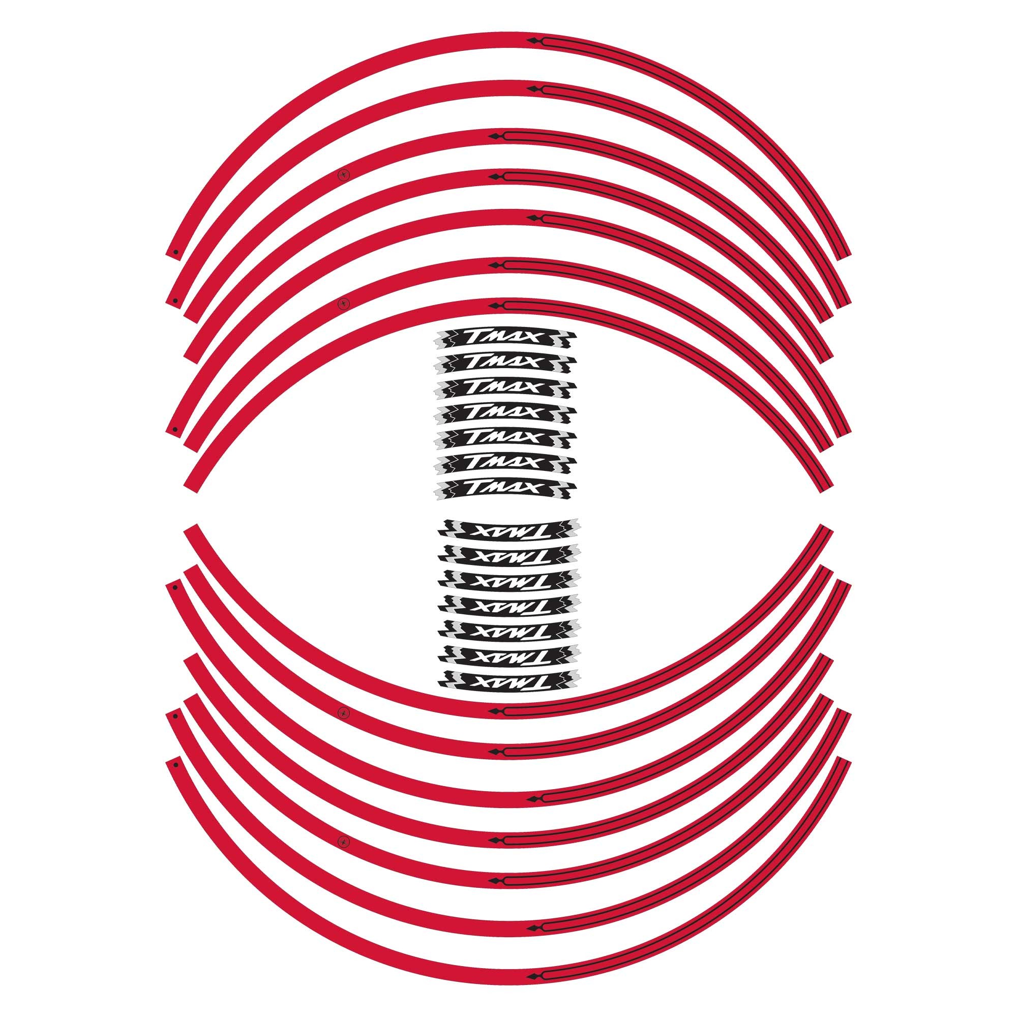 Strisce Adesive Per Cerchi Ruote Moto Compatibili Con Suzuki GSXS 1000 Gt Fluo - Foto 4