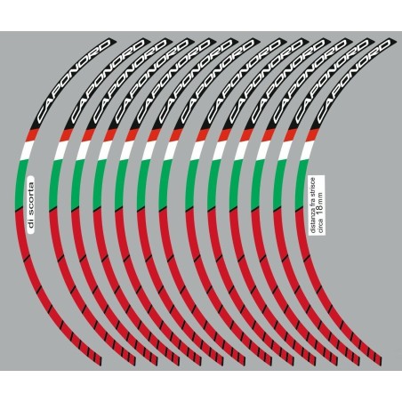 ADHESIVE LINES FOR 17" MOTORRAD-FELGEN kompatibel APRILIA CAPONORD 1200 2013-2016