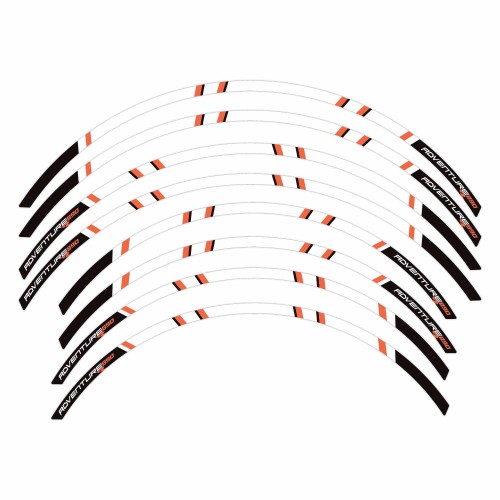 Klebestreifen für Motorradfelgen passend für KTM 890 Adventure R 2021-2023 2