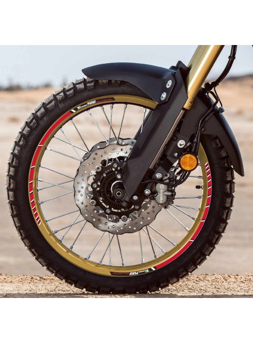 Strisce adesive per cerchi moto compatibili Yamaha Tenere 700 Rally Edition 2022