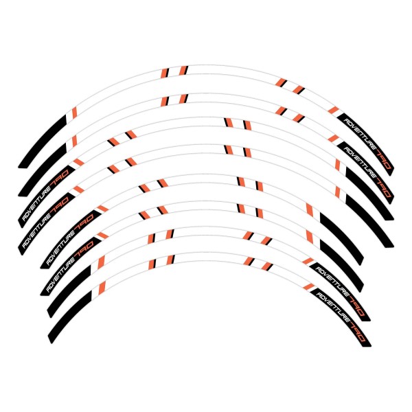 Bandes adhésives pour jantes de moto compatibles avec KTM 790 Adventure 2019-23