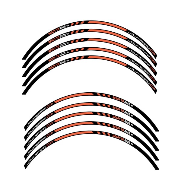 Adhesive strips for motorbike wheel rims compatible with KTM 890 Duke GP 2022-2023
