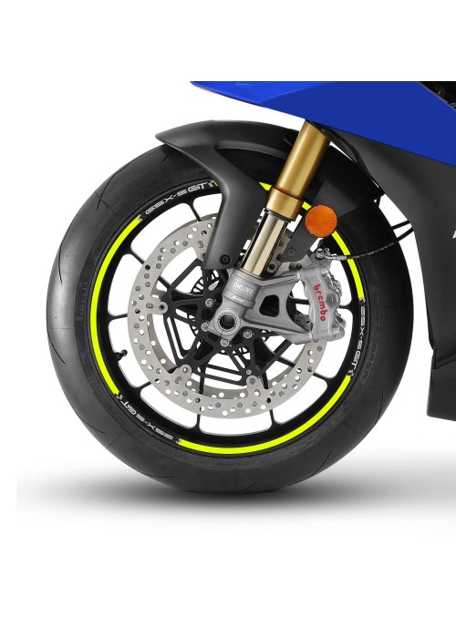 Strisce Adesive per Cerchi Ruote Moto compatibili Con Suzuki GSXS 1000 GT Fluo