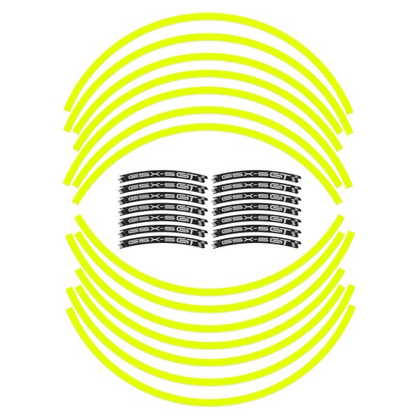 Klebestreifen für Motorradfelgen Kompatibel mit Suzuki GSXS 1000 GT Fluo