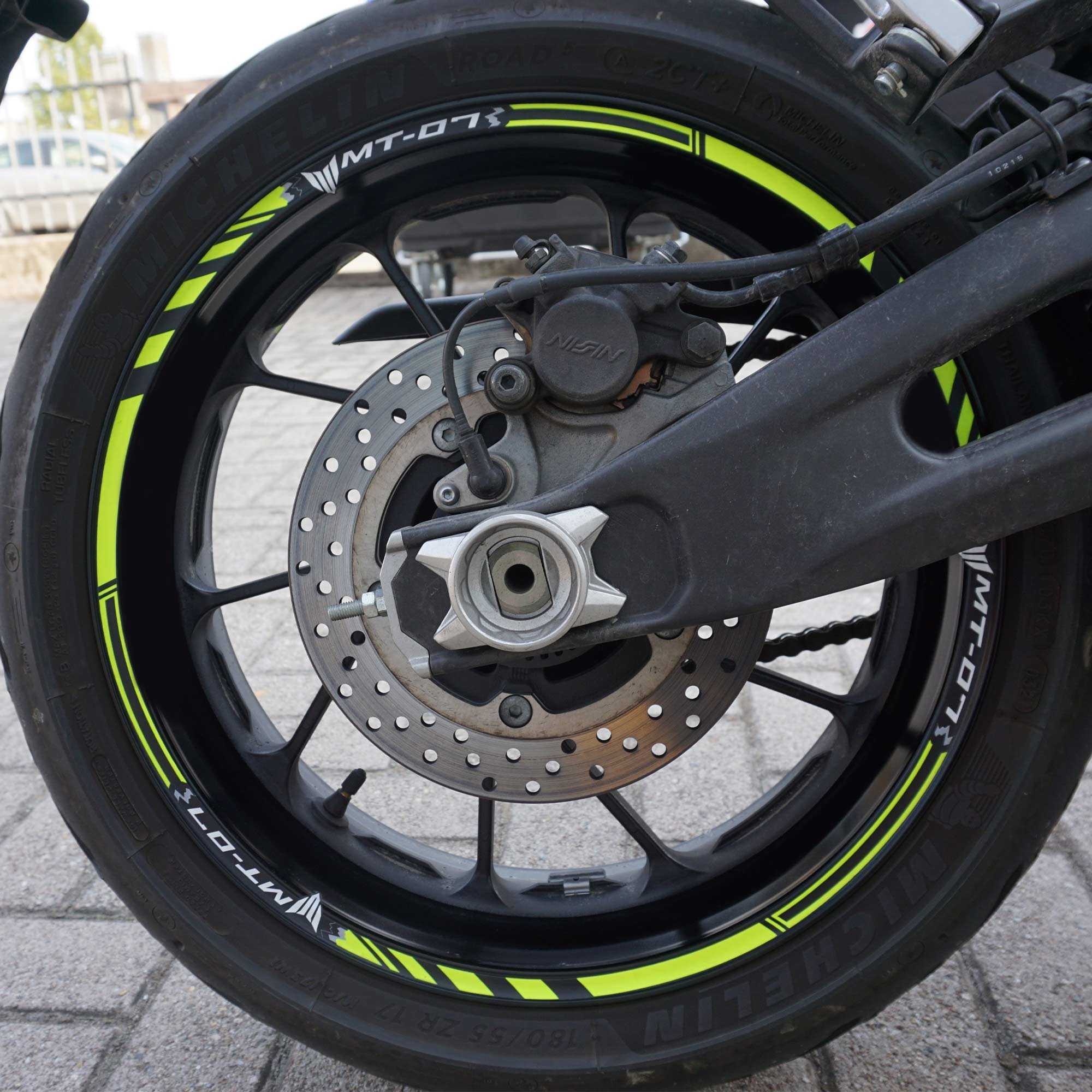 Strisce Adesive per Cerchi Ruote Moto compatibili Con Yamaha MT-07