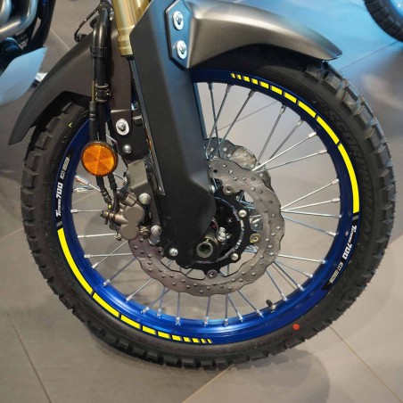 Klebestreifen für Motorradfelgen kompatibel Yamaha Tenere 700 World Raid