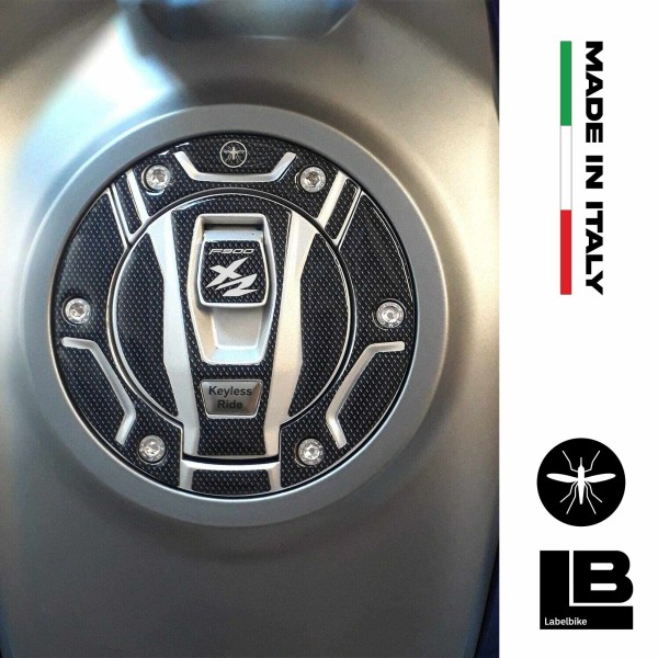 Protecteur de bouchon de réservoir sans clé en gel 3D pour moto BMW F900XR XR compatible