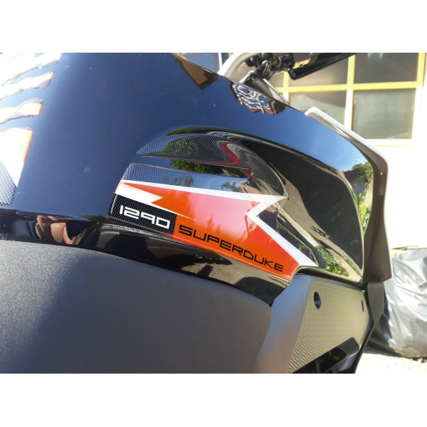 SEITENWANDSCHUTZ 3D Aufkleber kompatibel MOTO KTM 1290 SUPER DUKE GT