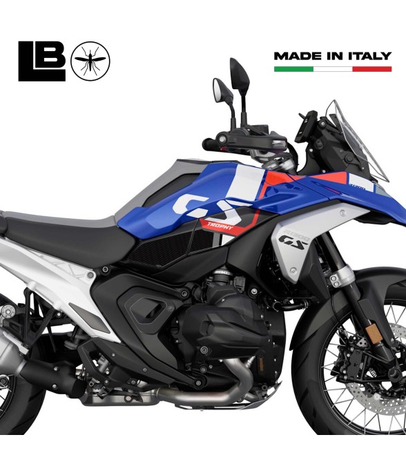 Seitenprotektoren unter Motorradtank 3D Aufkleber kompatibel mit BMW R1300GS