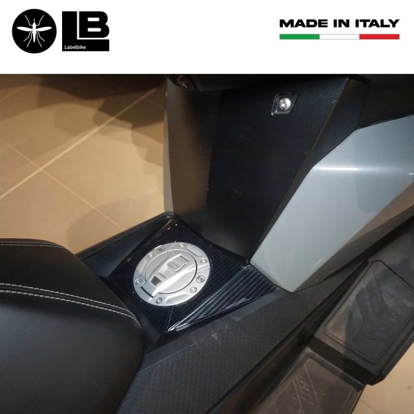 Protectores de reposapiés central adhesivos de resina de gel 3D compatibles con BMW C400GT