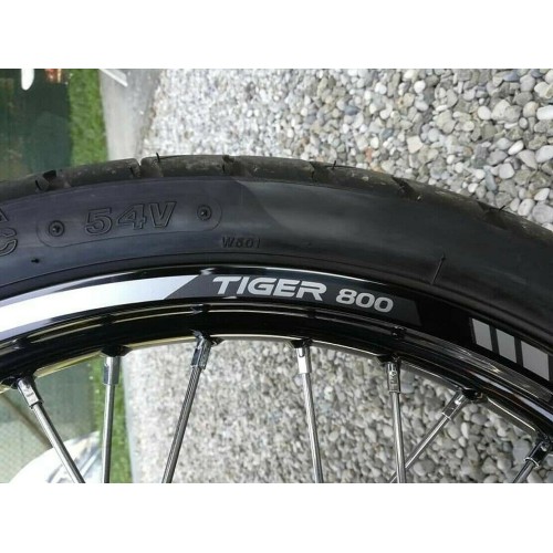 Bandes adhésives 17-21 x roues moto compatibles Triumph Tiger 800 XCx 2018-2020 2