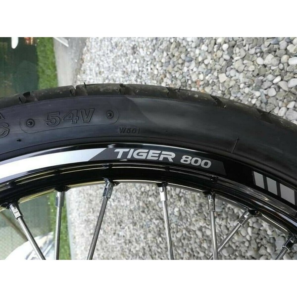 Adhesive strips 17-21 x motorbike wheels compatible Triumph Tiger 800 XCx 2018-2020