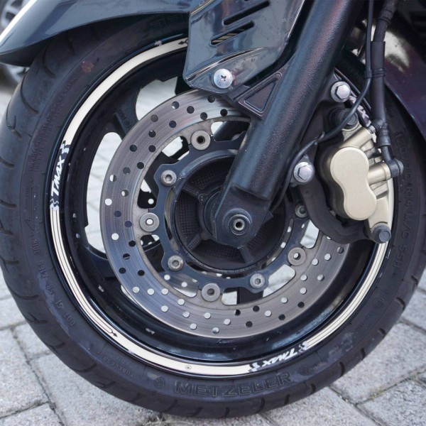 ΚΟΛΛΗΤΙΚΕΣ ΤΑΜΠΕΣ Tmax για ζάντες συμβατές με YAMAHA 500 σκούτερ T MAX 2001-2007