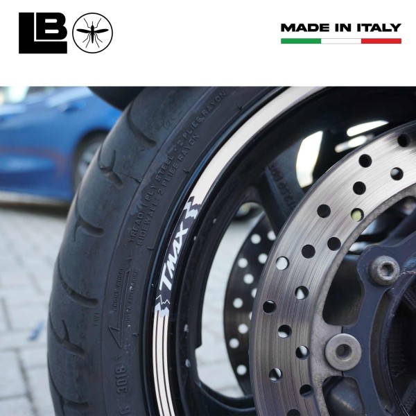 ADHESIVE Tmax STRIPS für RIMS kompatibel YAMAHA 500 Roller T MAX 2001-2007
