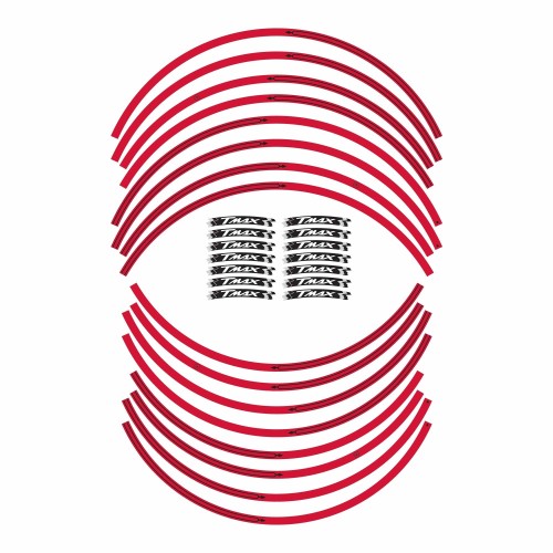 STRIPS ADHESIF Tmax pour jantes compatibles YAMAHA 500 scooter T MAX 2001-2007 2