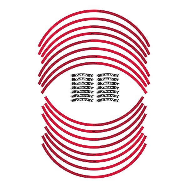 ADHESIVE Tmax STRIPS für RIMS kompatibel YAMAHA 500 Roller T MAX 2001-2007