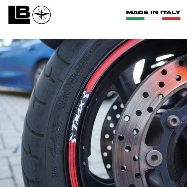 ADHESIVE Tmax STRIPS for RIMS compatible YAMAHA 500 scooter T MAX 2001-2007