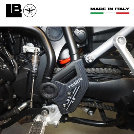 Stickers 3D Protector Heel Guards motorbike compatible with Triumph Tiger 900 - 850