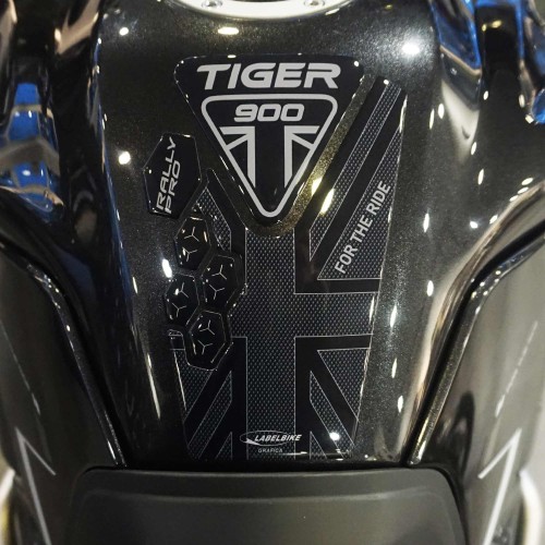                             Υψηλή αυτοκόλλητη ετικέτα Tank Pad συμβατή με τη μοτοσικλέτα Triumph Tiger 900 RALLY PRO
                          
