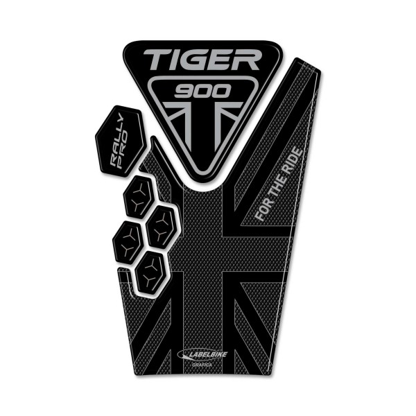 High Tank Pad Sticker compatible with Triumph Tiger 900 RALLY PRO motorbike