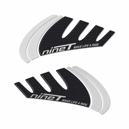 Pegatinas 3D Protectores laterales de depósito de moto compatibles con BMW R nineT