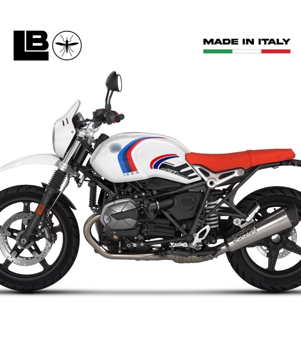 Stickers 3D Motorcycle side tank protectors compatible with BMW R nineT