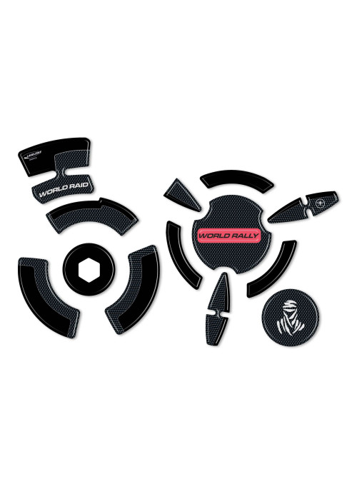 Autocollants 3D de protection du carter de vilebrequin compatibles avec le Yamaha Tenere 700 World Rally 2