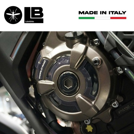 3D crankcase protector stickers compatible with Yamaha Tenere 700 World Rally